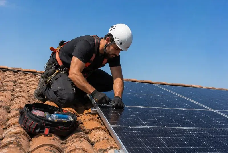 Maintenance et monitoring de panneaux solaires à Lestelle-Bétharram